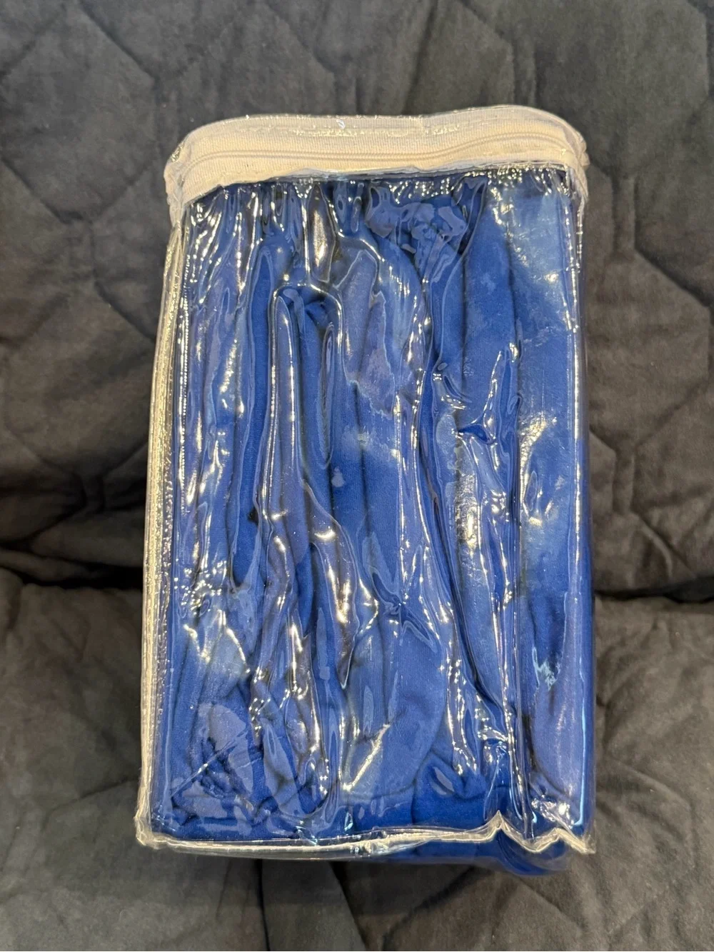 Twin Flannel Sheet Set in Deep Blue